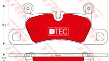 Set placute frana,frana disc VW TOUAREG (7P5) (201...