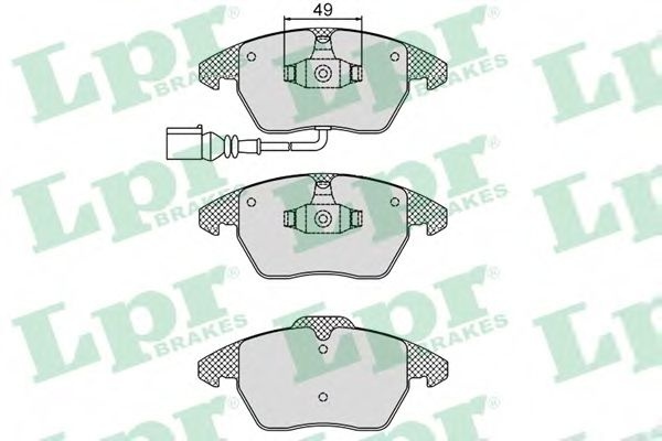 Set placute frana,frana disc VW TOURAN (1T3) (2010 - 2015) LPR 05P866 piesa NOUA