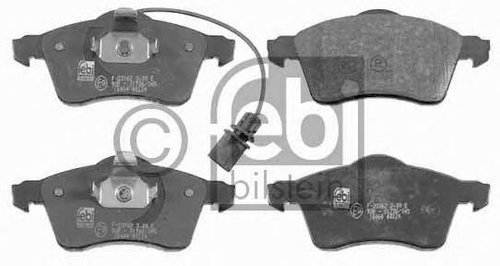 Set placute frana,frana disc VW TRANSPORTER IV caroserie (70XA) (1990 - 2003) FEBI BILSTEIN 16464 pi...