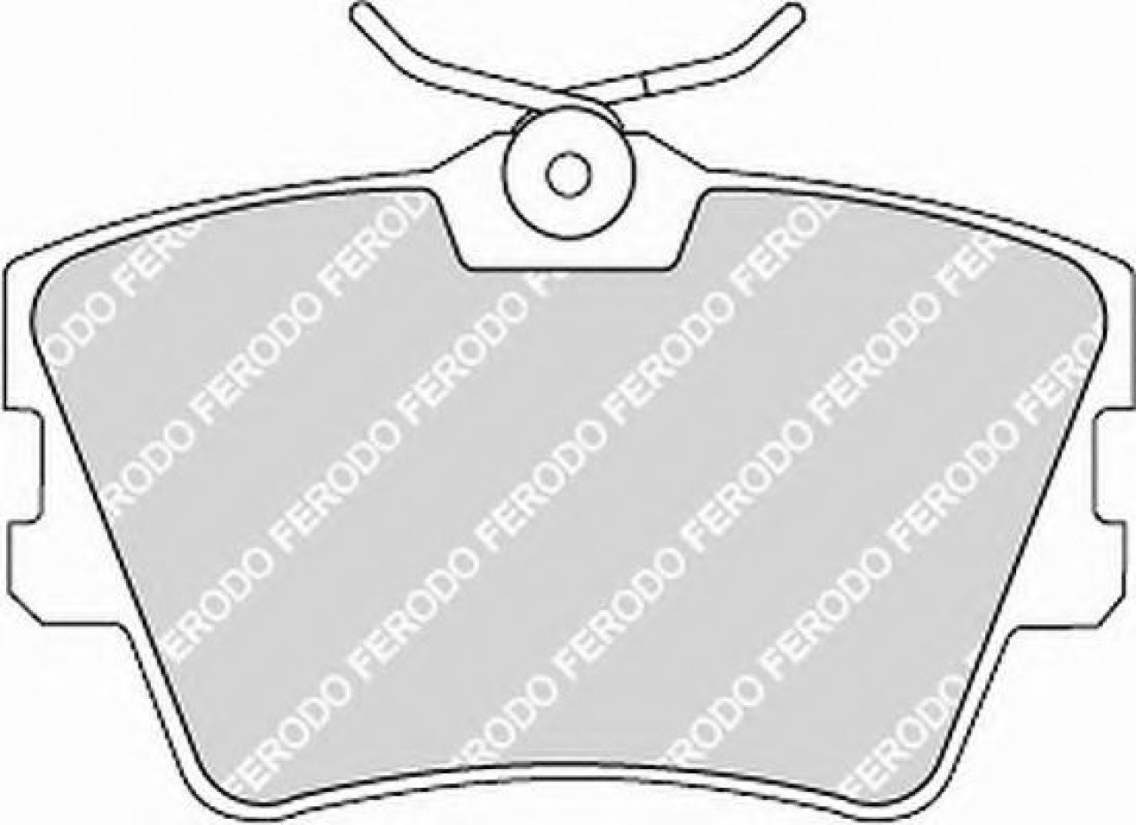 Set placute frana,frana disc VW TRANSPORTER IV bus (70XB, 70XC, 7DB, 7DW, 7DK) (1990 - 2003) FERODO FVR1132 piesa NOUA