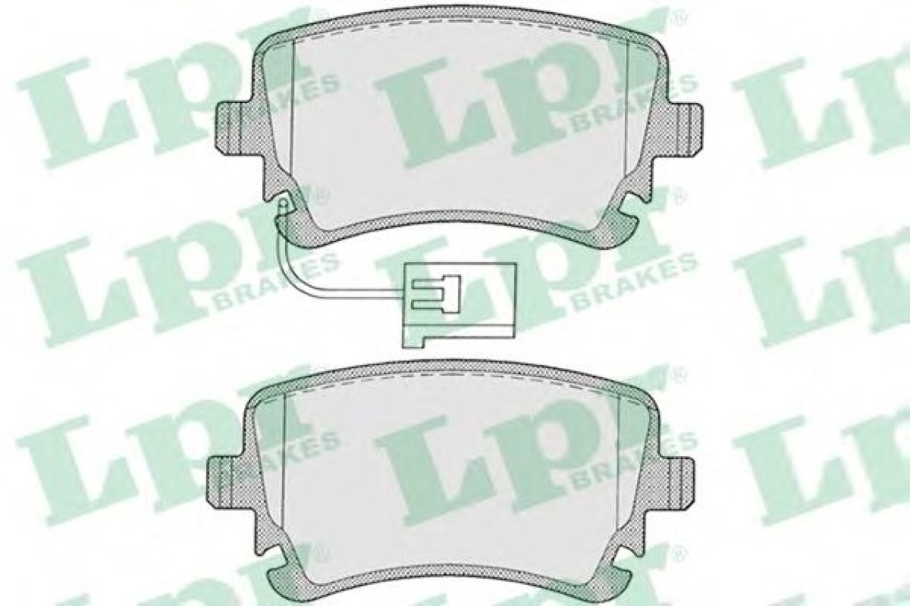 Set placute frana,frana disc VW TRANSPORTER V bus (7HB, 7HJ, 7EB, 7EJ, 7EF, 7EG, 7HF, 7EC) (2003 - 2016) LPR 05P1206 piesa NOUA