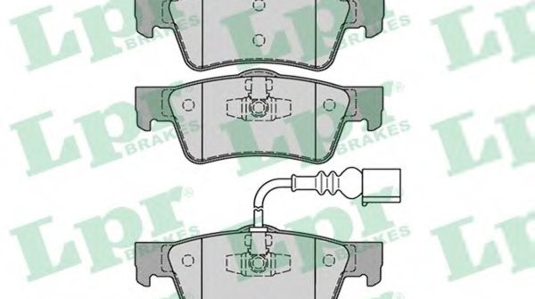 Set placute frana,frana disc VW TRANSPORTER V bus (7HB, 7HJ, 7EB, 7EJ, 7EF, 7EG, 7HF, 7EC) (2003 - 2016) LPR 05P1284 piesa NOUA