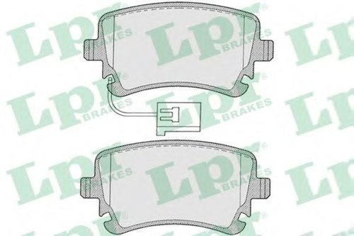 Set placute frana,frana disc VW TRANSPORTER V caroserie (7HA, 7HH, 7EA, 7EH) (2003 - 2016) LPR 05P12...