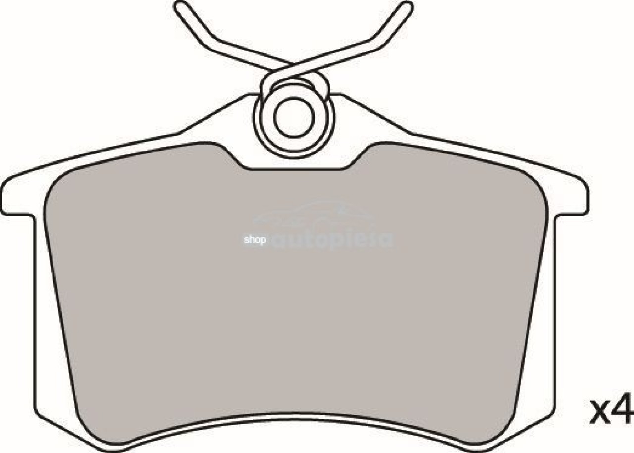 Set placute frana,frana disc VW VENTO (1H2) (1991 - 1998) KRIEGER 0950006317 piesa NOUA