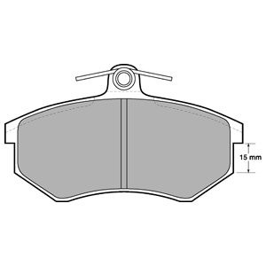 Set placute frana,frana disc VW VENTO (1H2) (1991 - 1998) KRIEGER 0950006290 piesa NOUA