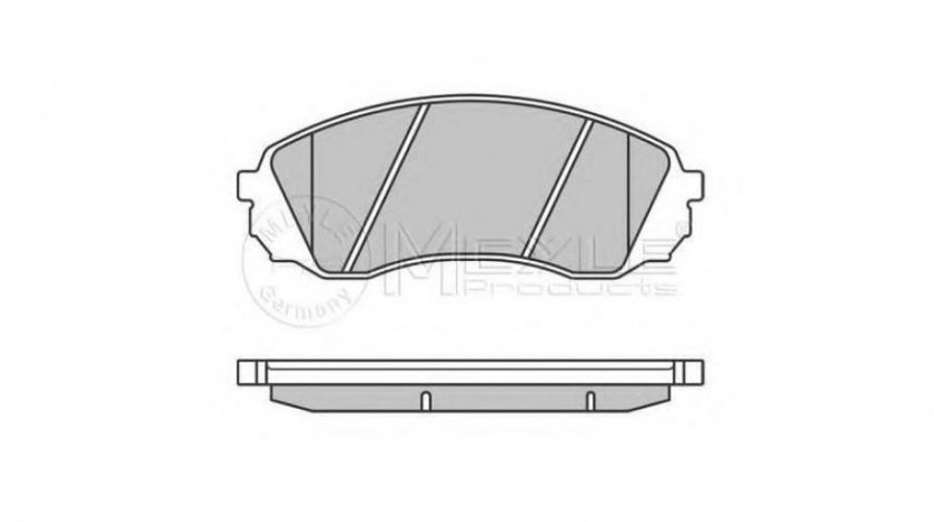 Set placute frana Hyundai H 200 caroserie 1997-2007 #2 0252459717W