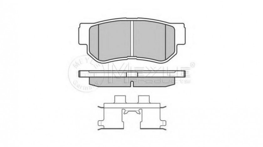 Set placute frana Hyundai TRAJET (FO) 2000-2008 #2 0252354314PD