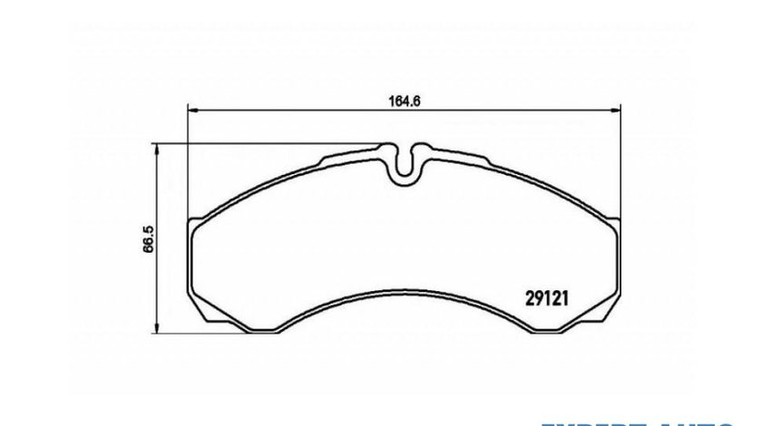 Set placute frana Iveco DAILY II autobasculanta 1989-1999 #2 0986494239