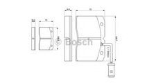 Set placute frana Iveco DAILY II platou / sasiu 19...