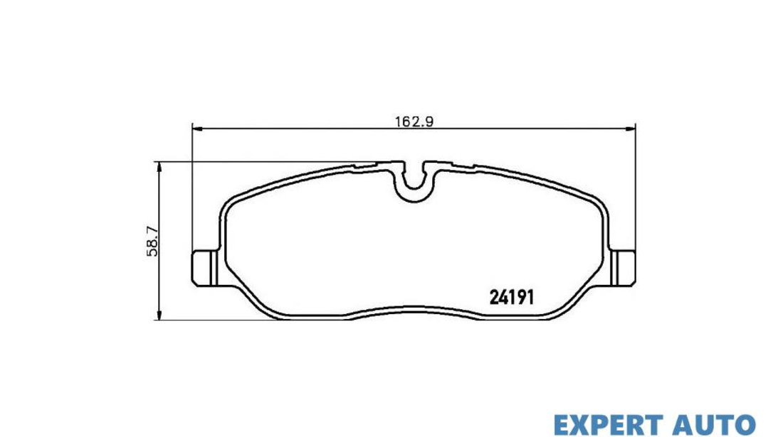 Set placute frana Land Rover RANGE ROVER SPORT (LS) 2005-2013 #3 0986494147