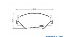 Set placute frana Lexus IS C (GSE2_) 2009-2016 #2 ...