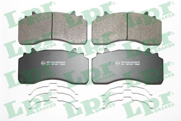 Set Placute Frana Lpr Man 05P1923
