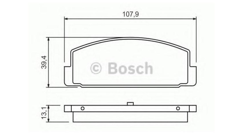 Set placute frana Mazda 323 F/P Mk VI (BJ) 1998-2004 #3 05P336