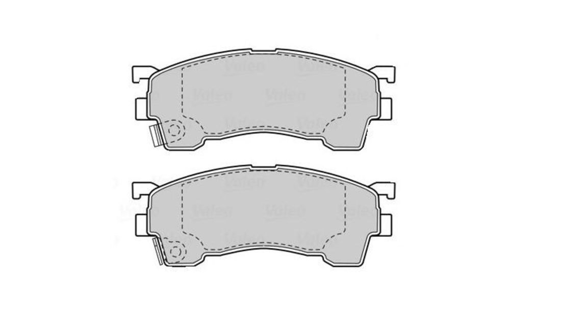 Set placute frana Mazda 323 F/P Mk VI (BJ) 1998-2004 #3 027302
