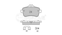 Set placute frana Mercedes M-CLASS (W166) 2011-201...