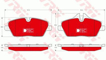 Set placute frana MINI MINI (R50, R53) 2001-2006 #...