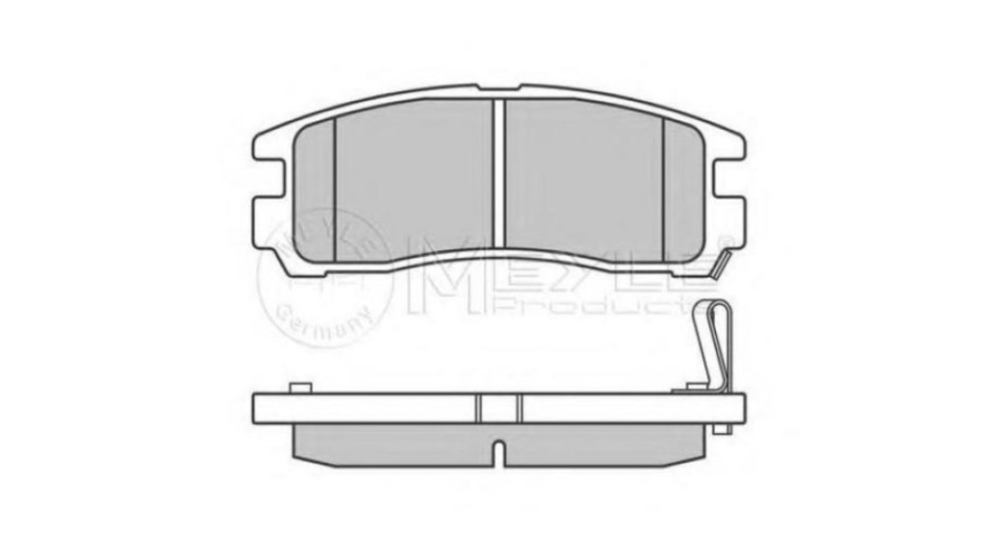 Set placute frana Mitsubishi GALANT Mk VI combi (EA_) 1996-2003 #2 0252170615W