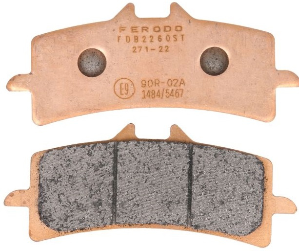 Set Placute Frana Moto Fata Ferodo Aprilia RSV; Benelli Impeto, Tesi; Bimota DB; Bmw HP2, HP4, S; Ducati 1098, 1198, 848, Desmosedici, Diavel 600-1400 FDB2260ST