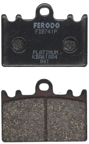 Set Placute Frana Moto Fata Ferodo Kawasaki ZXR C. 400 (ZX-400L) RR 1992→ FDB741P