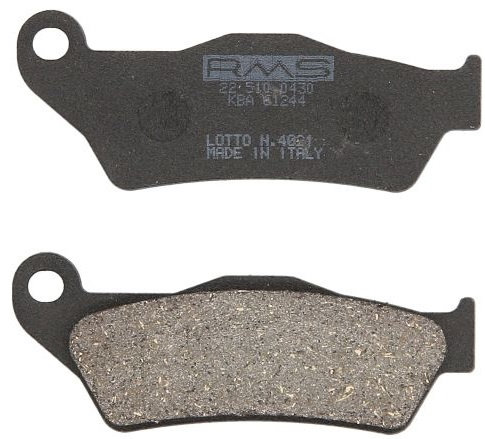 Set Placute Frana Moto Fata Rms Brake Pads Front, Intended USE: Route, Material: Organic, 37X94,5X7,...