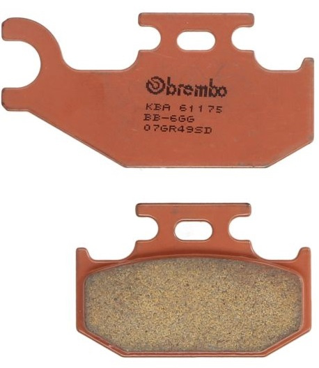 Set Placute Frana Moto Fata / Spate Brembo 07GR49SD