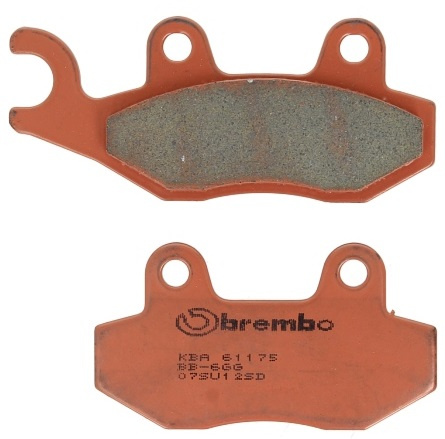 Set Placute Frana Moto Fata / Spate Brembo 07SU12SD