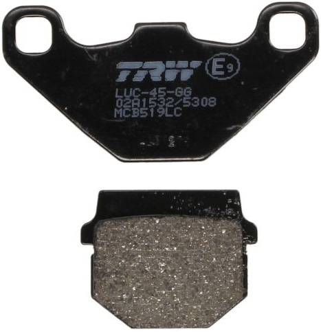 Set Placute Frana Moto Fata / Spate Trw Adly Noble, Super Sonic, Thunderbike; Aprilia AF1, Pegaso, RS4, Touareg; Benelli Zanzero 25-600 MCB519LC