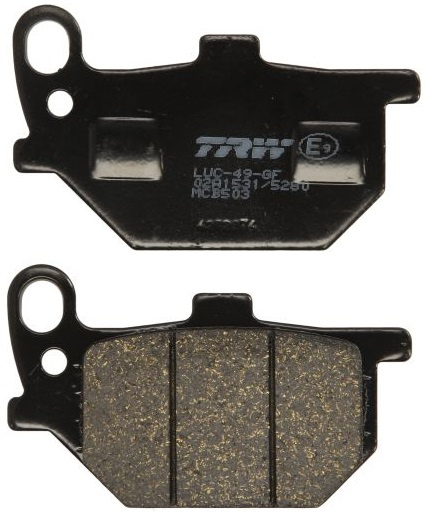 Set Placute Frana Moto Fata / Spate Trw MCB503