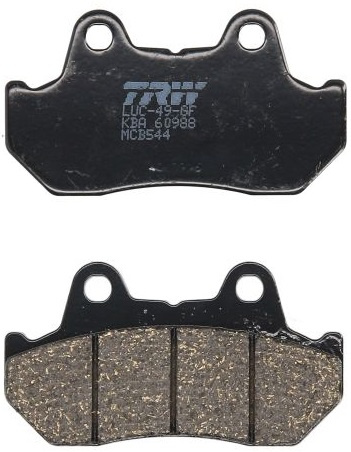 Set Placute Frana Moto Fata / Spate Trw MCB512