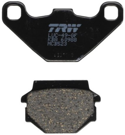 Set Placute Frana Moto Fata / Spate Trw MCB523