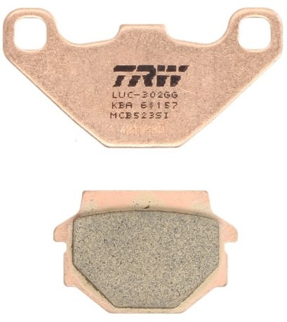 Set Placute Frana Moto Fata / Spate Trw MCB523SI