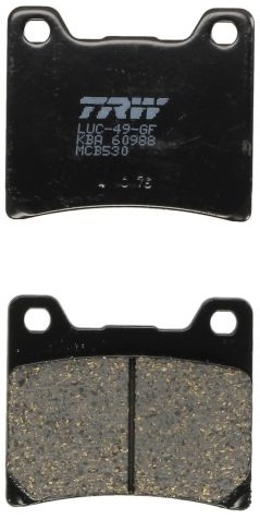 Set Placute Frana Moto Fata / Spate Trw MCB530