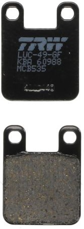 Set Placute Frana Moto Fata / Spate Trw MCB535