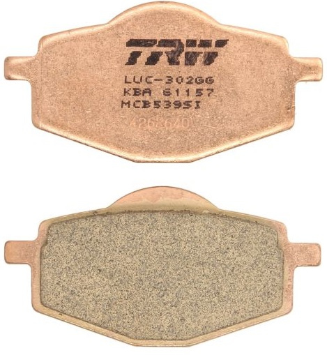 Set Placute Frana Moto Fata / Spate Trw MCB539SI