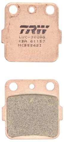 Set Placute Frana Moto Fata / Spate Trw MCB554SI