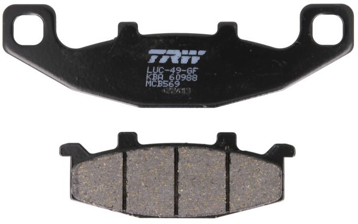 Set Placute Frana Moto Fata / Spate Trw MCB569