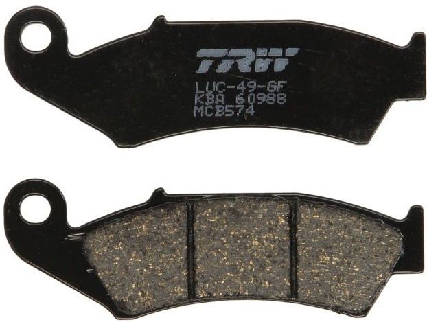 Set Placute Frana Moto Fata / Spate Trw MCB574
