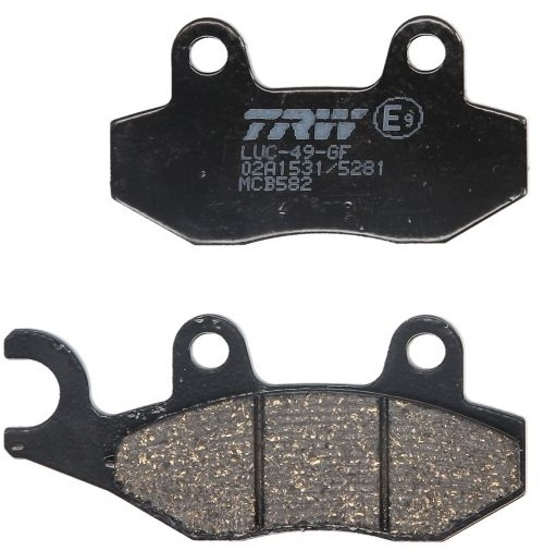 Set Placute Frana Moto Fata / Spate Trw MCB582