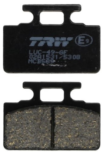 Set Placute Frana Moto Fata / Spate Trw MCB589
