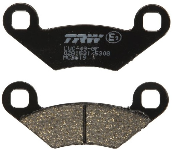 Set Placute Frana Moto Fata / Spate Trw MCB619