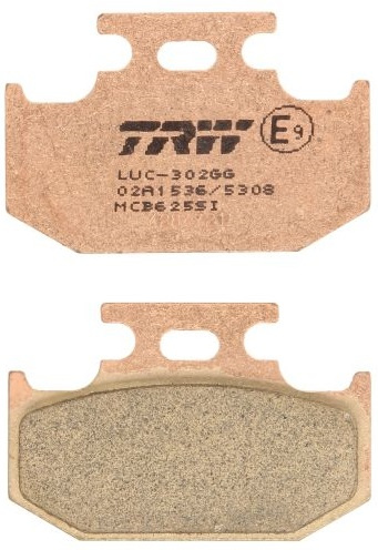 Set Placute Frana Moto Fata / Spate Trw MCB625SI