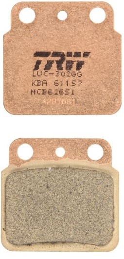 Set Placute Frana Moto Fata / Spate Trw MCB626SI