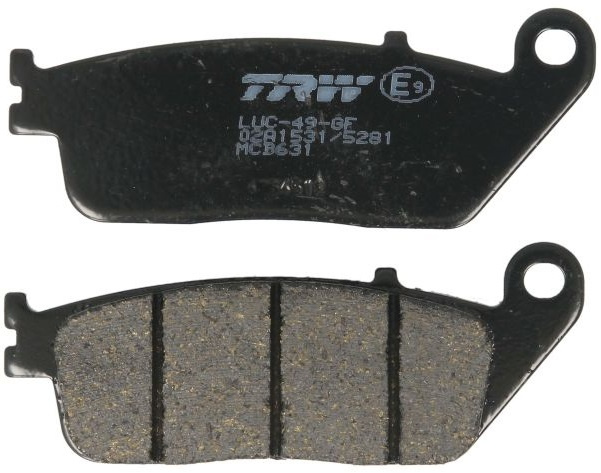 Set Placute Frana Moto Fata / Spate Trw MCB631