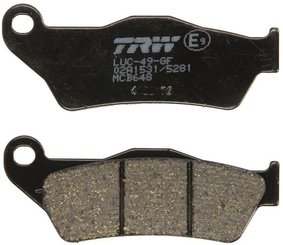 Set Placute Frana Moto Fata / Spate Trw MCB648
