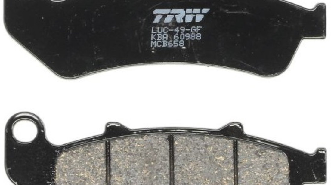 Set Placute Frana Moto Fata / Spate Trw MCB658
