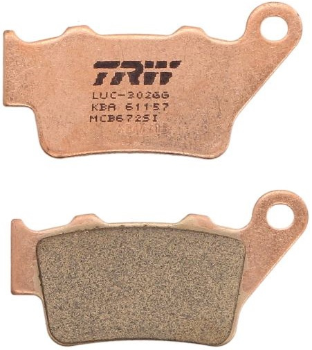 Set Placute Frana Moto Fata / Spate Trw MCB672SI