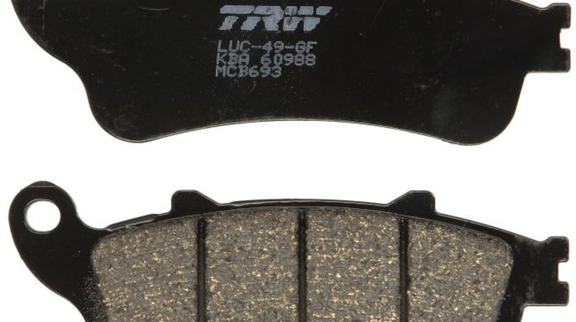 Set Placute Frana Moto Fata / Spate Trw MCB693