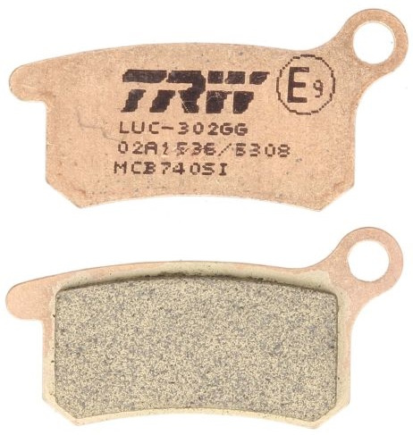 Set Placute Frana Moto Fata / Spate Trw MCB740SI