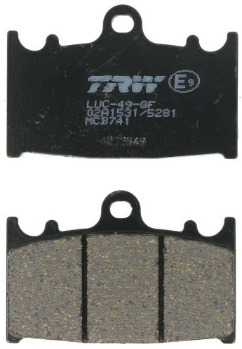 Set Placute Frana Moto Fata / Spate Trw MCB741