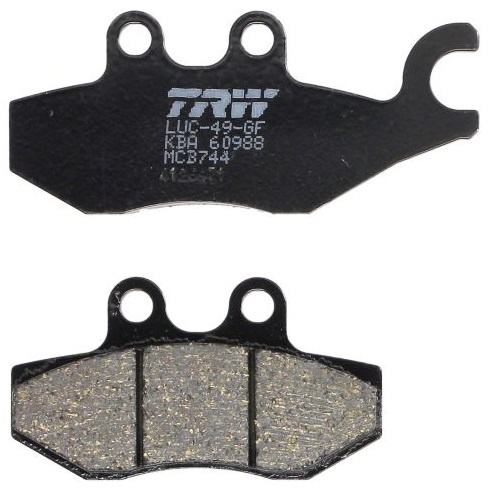 Set Placute Frana Moto Fata / Spate Trw MCB744